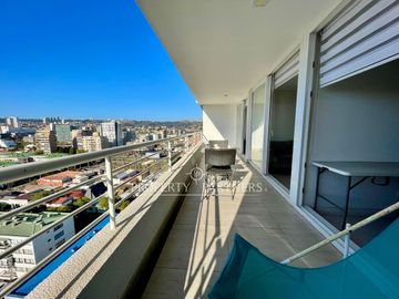 Departamento full equipado ideal inversión en Viña del Mar.