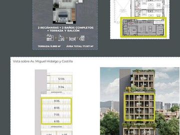 Departamento en venta Qalina Chapultepec