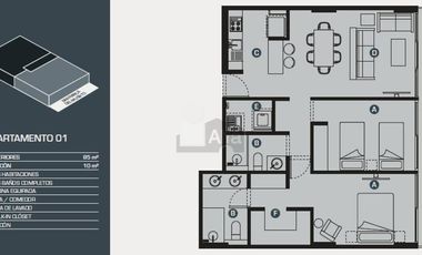 Departamento en venta en Merced Gómez, Álvaro Obregón, Ciudad de México