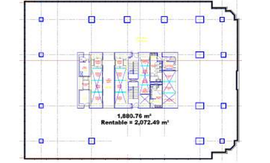 OFICINAS RENTA EN KOI - OBRA GRIS