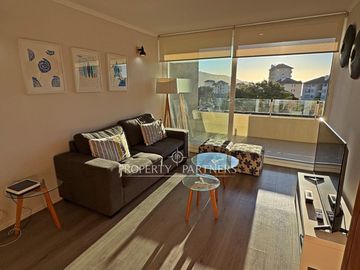 Terraza XL y playa a 30 metros, oportunidad en Papudo