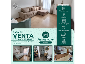 VENTA DE CASA EN LOMA DE LOS BERNAL