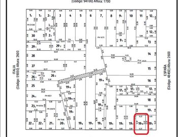 Terreno/Lote venta de 106 Mts.2 ubicado en Gávez y España Ba. Hospitales Rosario