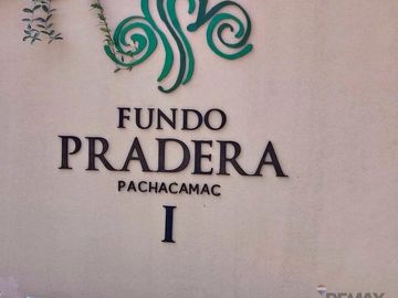 Venta de Terreno con estacionamiento en Condominio Exclusivo Fundo Pradera de Pachacamac I