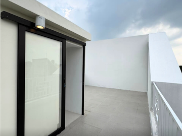 Rumah baru townhouse 1,3 M ada rooftoop DP0% SEMIFURNISHED free biaya di Cimuning dekat grand wisata bekasi