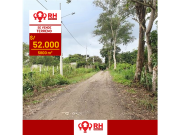 TERRENO DE 5.800 m2  EN VENTA EN LOMAS DE FRANCO, PASAJE #JPGG