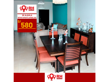DEPARTAMENTO AMOBLADO EN ALQUILER EN MACHALA #WACC