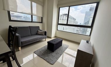 Departamento amueblado en renta, ideal para ejecutiv@. Polarea, vista al Soumaya