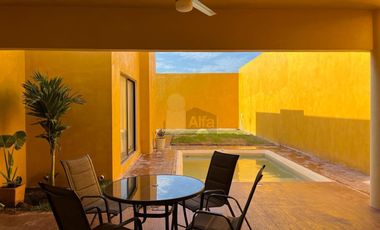 Casa en renta, Norte de Mérida, Yucatán. Casa amueblada