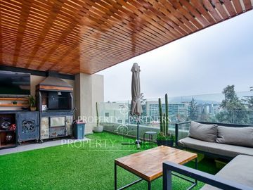 Duplex con rica Terraza excelente conectividad