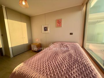 Moderno departamento amoblado con vista al mar en Reñaca Norte