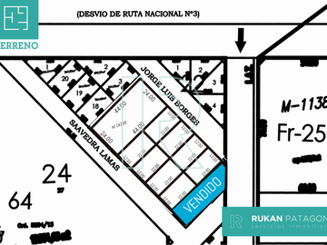 #VentaRUKAN | TERRENOS EN VENTA | RUTA 3 ACCESO SUR | Caleta Olivia | Desde U$D44.000.- | con TITULO DE PROPIEDAD | Servicios | Lotes desde 528 m2.-