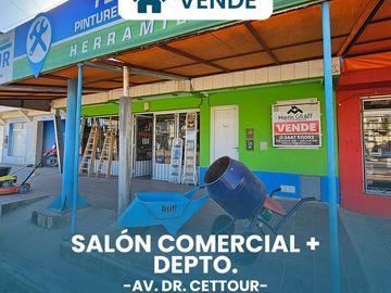 Propiedad Comercial en Venta. Av. Cettour, San José . 298 m2 Cubiertos .Local + Departamento . Inversión Segura