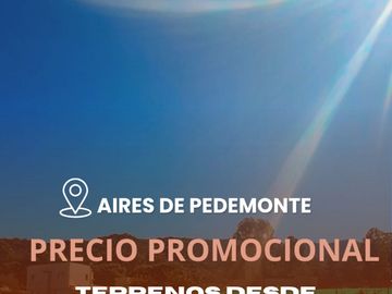 Terrenos en venta. Oportunidad de financiar