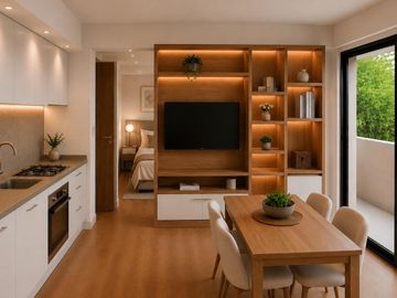 VENTA DEPARTAMENTO MONOAMBIENTE 65 M2 CON TERRAZA Y COCHERA  FLORES