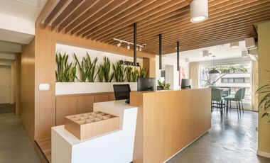 Alquiler de oficinas bellamente diseñadas para 1 persona en Bogotá, Spaces Nogal