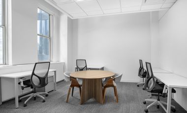 Alquiler de oficina abierta bellamente diseñada para 15 personas en Bogota, Connecta 80