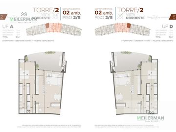 Torres Zafiro Nordelta: Departamento 2 ambientes