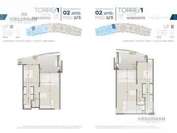 Torres Zafiro Nordelta: Departamento 2 ambientes