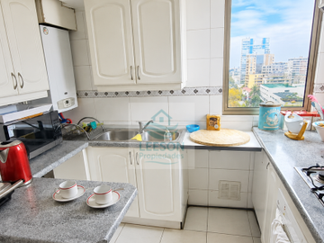 VENTA DEPTO 3D/2B CON VISTA AL MAR-VIÑA DEL MAR