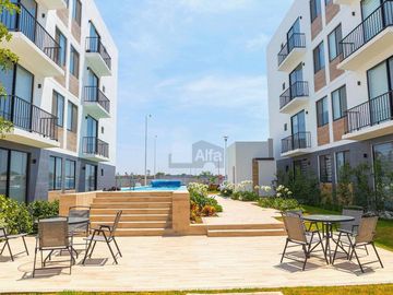 Departamento amueblado en renta en Capittala,  servicios y mtto incluído