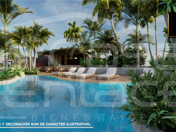 Penthouse en Ejidal, Tulum, Quintana Roo CAEN-1064-Ph