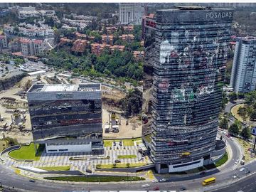 RENTA OFICINA 272M2 ACONDICIONADA-PASEO DE LA REFORMA,SANTA FE-