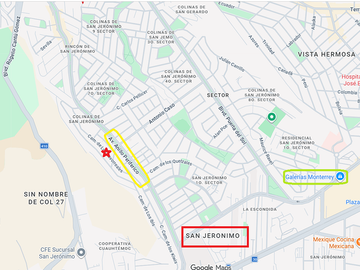 TERRENO EN VENTA en Colinas de San Jerónimo – San Jerónimo – San Jemo, Monterrey