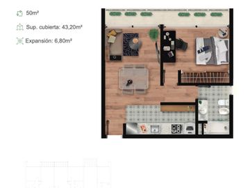 VENTA DEPARTAMENTO UN DORMITORIO