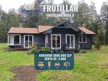 Parcela en arriendo  en FRUTILLAR