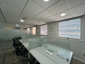 Oficina amoblaba en Av. El Bosque Norte, 391 m2 piso completo.