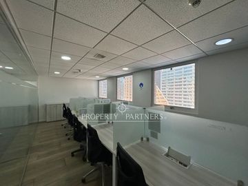 Oficina amoblaba en Av. El Bosque Norte, 391 m2 piso completo.