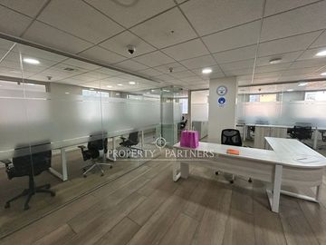 Oficina amoblaba en Av. El Bosque Norte, 391 m2 piso completo.
