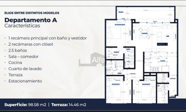 Departamento en venta en Cancun dentro del Residencial Arbolada
