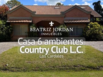 CASA 6 AMBIENTES EN ALQUILER, COUNTRY CLUB LOS CARDALES