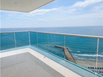 Se vende apartamento frente al mar en Bocagrande, Cartagena de Indias