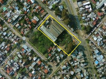 VENTA GALPON INDUSTRIAL LANUS TERRENO 8500m2 Y FABRICA 2600m2, en BLOQUE o SEPARADO