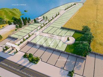 Terrenos Comerciales en Venta a pie de Carretera y frente al Lago de Chapala