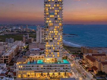 Departamento en venta en Veracruz Torre TAURI, vista al mar Fracc. Costa de Oro