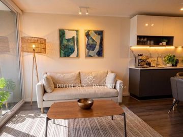Venta de departamento amoblado en Ñuñoa, Barrio Italia.