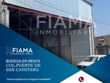 BODEGA EN RENTA COL. PUENTE DE SAN CAYETANO, TEPIC, NAY.(F)