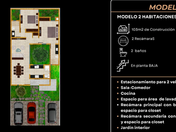 Departamento en Renta en Planta Baja en Privada Campo Cielo