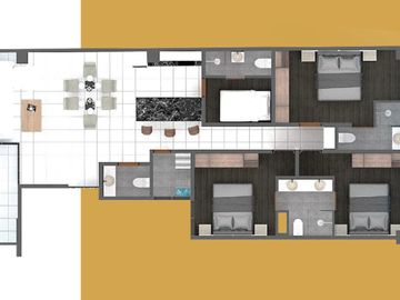 Departamento en Venta en Lomas de Tecamachalco