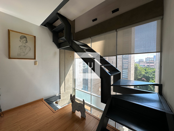 Departamento con roof privado en la cuauhtemoc