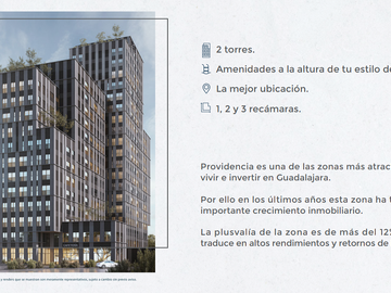 PREVENTA DE DEPARTAMENTOS EN PROVIDENCIA