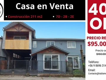 Casa en venta  en AYSÉN