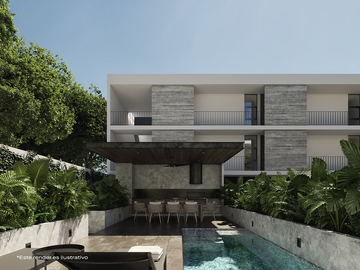 DEPARTAMENTO EN VENTA EN TEMOZON NORTE CON AMENIDADES. MÉRIDA