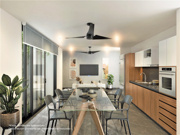 DEPARTAMENTO EQUIPADO EN VENTA CON AMENIDADES. MÉRIDA