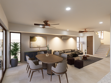 CASA EN VENTA EN PRIVADA CON CLUB DE GOLF, MERIDA YUCATAN