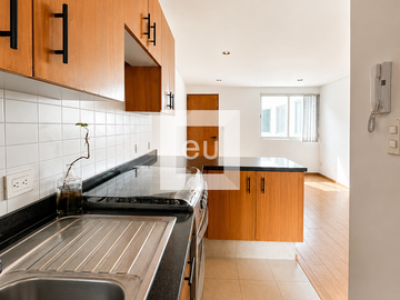 Departamento con roof garden privado en renta en Roma Norte